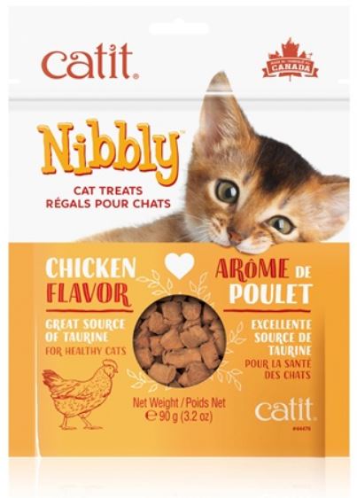 Catit Nibbly Cat Treats - Chicken - Click Image to Close